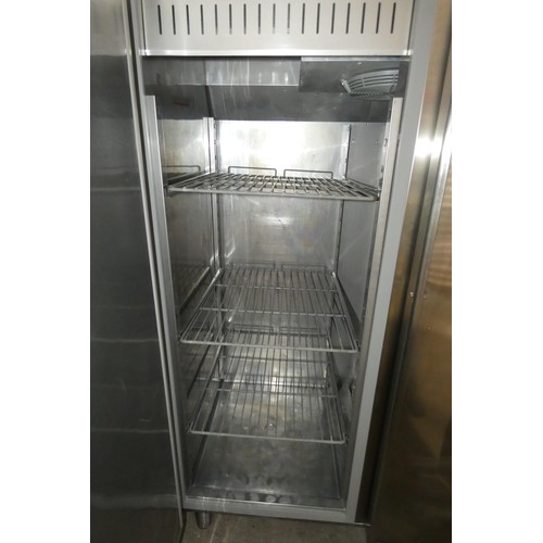 1005 - A large commercial stainless steel 2 door catering fridge by Matricola type SPA-TN-140 - trade  Test... 