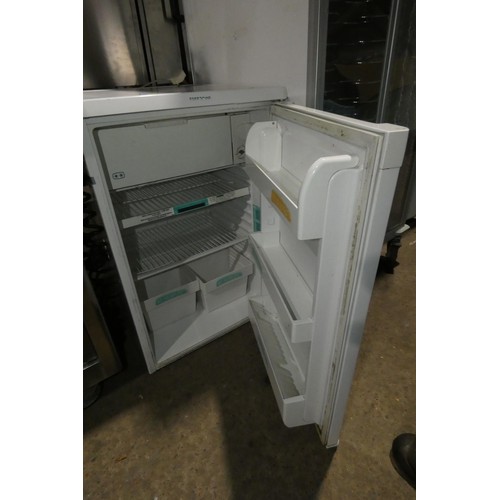 1166 - An under counter fridge by Freezone, Tested Working