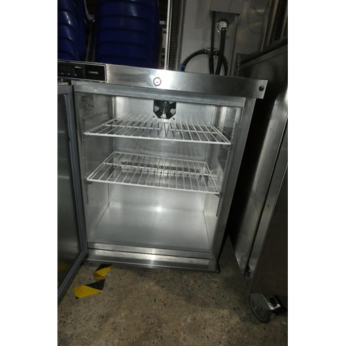 1219 - A commercial stainless steel under counter fridge by Williams type HA135SA - trade, Tested Working