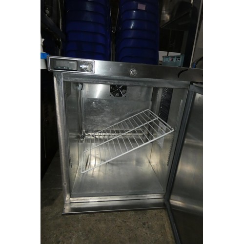 1219 - A commercial stainless steel under counter fridge by Williams type HA135SA - trade, Tested Working