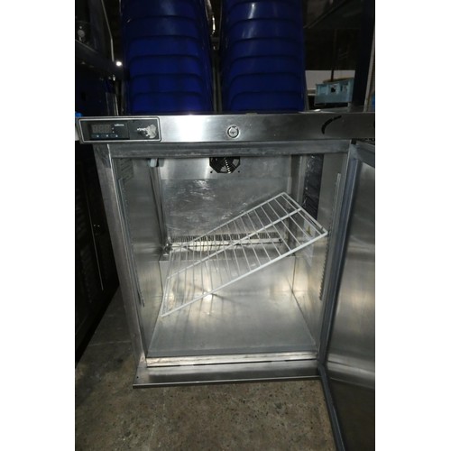 1220 - A commercial stainless steel under counter fridge by Williams type HA135SA - trade, Tested Working