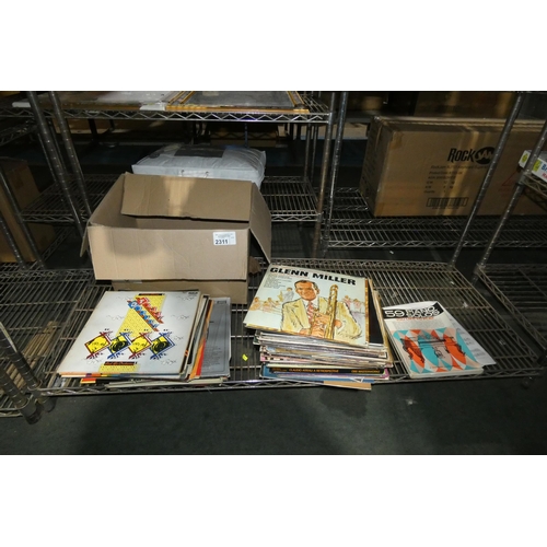 2311 - A quantity of various vinyl records. Not practical to list in detail so please view or see photograp... 