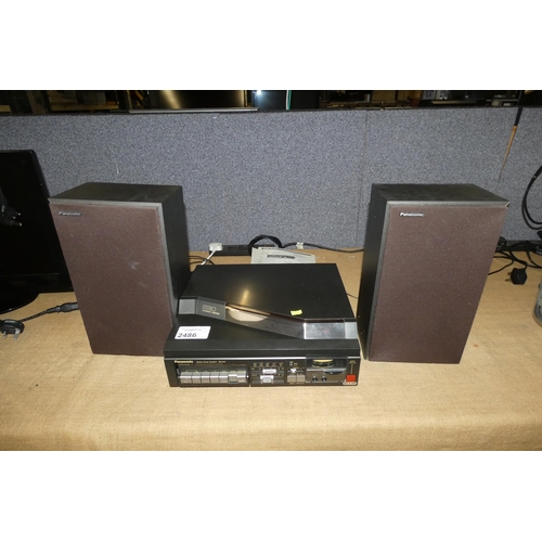 2486 - A stereo system by Panasonic type SG-X10 with speakers - trade