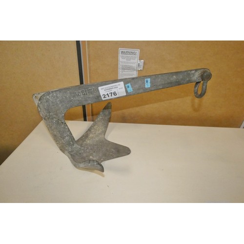 2176 - 1 x Bruce type 5kg metal anchor