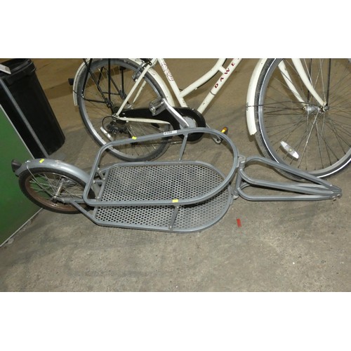 2108 - 1 x tow behind single wheel bicycle trailer