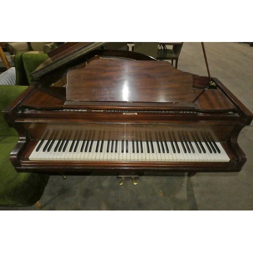 2777 - A wooden mini grand piano by Eavestaff