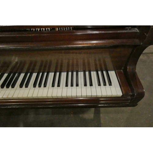 2777 - A wooden mini grand piano by Eavestaff