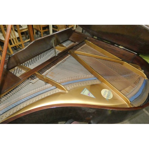 2777 - A wooden mini grand piano by Eavestaff