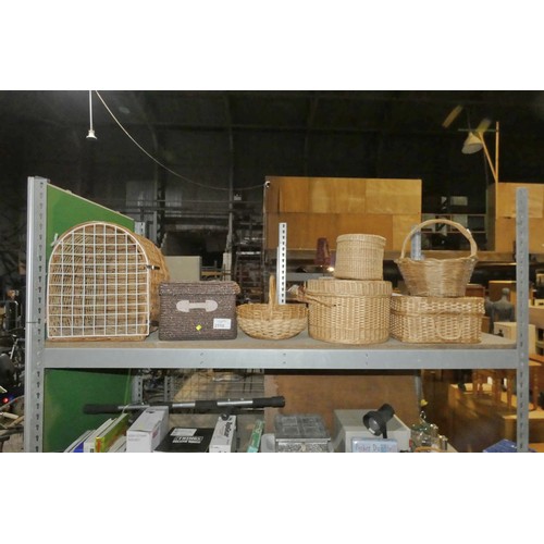 2110 - 7 x various baskets. Not practical to list in detail so please view or see photographs. Contents of ... 