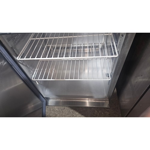 1219 - A commercial stainless steel under counter fridge by Williams type HA135SA - trade, Tested Working