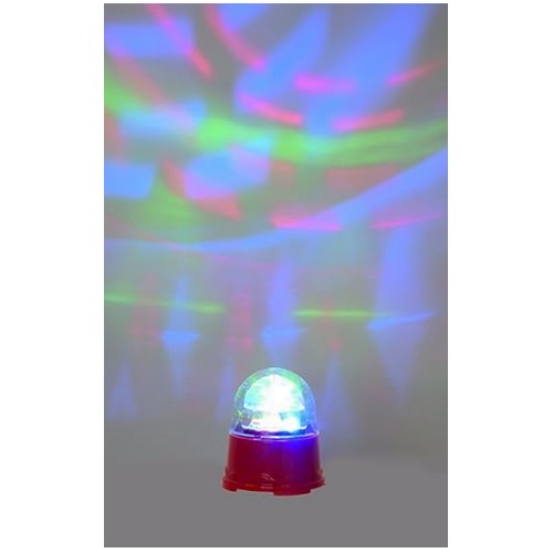 2597 - 12 x battery powered LED Disco lights for indoor use