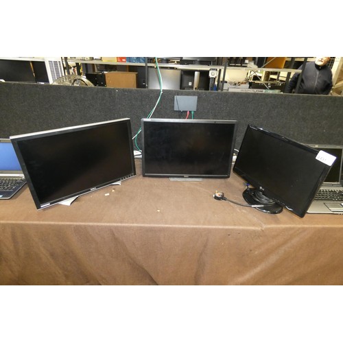 2491 - 3 x various Computer monitors trade