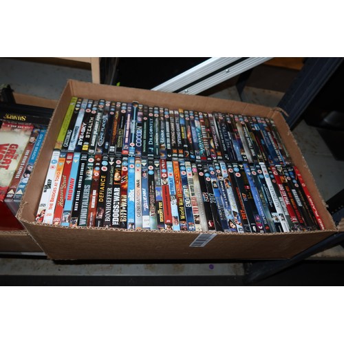 2464 - A quantity of various DVD box sets and films, contents of 2 shelves