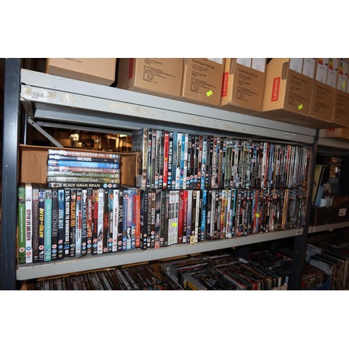 2465 - A quantity of various DVD box sets & films contents of 4 shelves