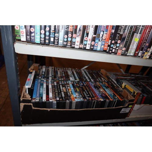 2465 - A quantity of various DVD box sets & films contents of 4 shelves