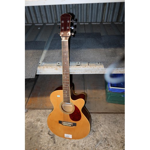 2468 - A 6 string electric acoustic guitar by Freshman type Renegade RENOOCNAT, No case