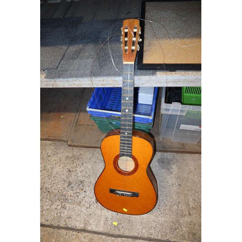 2469 - 3 x various acoustic guitars with soft carry cases, Hokada, Hi Spot & Lauren