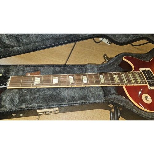 2512 - An Electric 6 string guitar by Gibson - Les Paul standard model - made in the USA, Serial number = 0... 