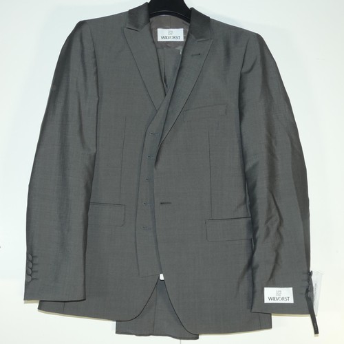 68 - A gentleman's grey suit by Wilvorst, jacket 38R & trousers 38R, includes waistcoat, retail price £59... 