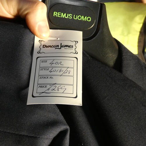 80 - A gentleman's blue suit by Remus Uomo, jacket 40R & trousers 34R, includes waistcoat, retail price £... 