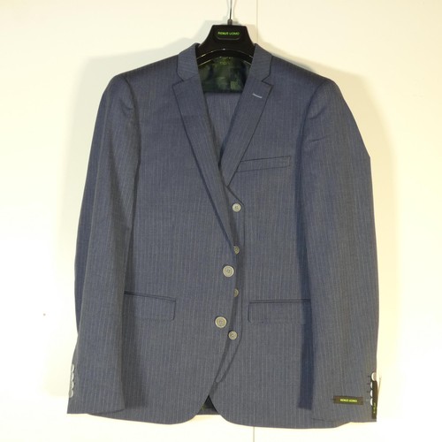 89 - A gentleman's blue suit by Remus Uomo, jacket 42R & trousers 42R, includes waistcoat, retail price £... 