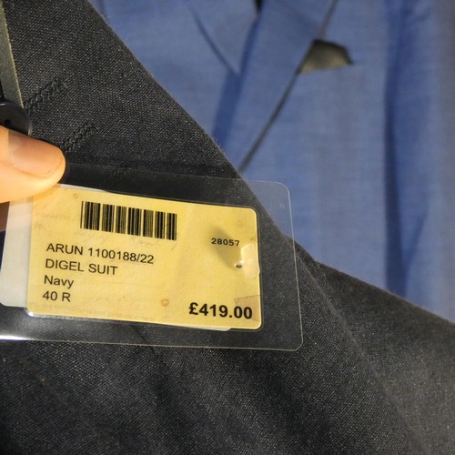 158 - A gentleman's blue suit by Digel, jacket 40R & trousers 36 1/2 R, no waistcoat, retail price £419 - ... 