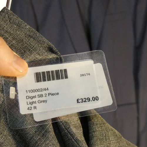 174 - A gentleman's grey suit by Digel, jacket 42R & trousers 36 1/2R, no waistcoat, retail price £329 - p... 