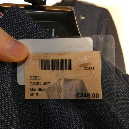 233 - A gentleman's blue jacket by Digel size 40R, retail price approx £249 - please see pictures for more... 