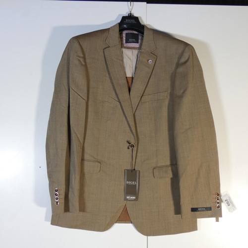 250 - A gentleman's brown jacket by Digel size 44R, retail price approx £229 - please see pictures for mor... 