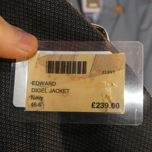 262 - A gentleman's blue jacket by Digel size 46s, retail price approx £239 - please see pictures for more... 