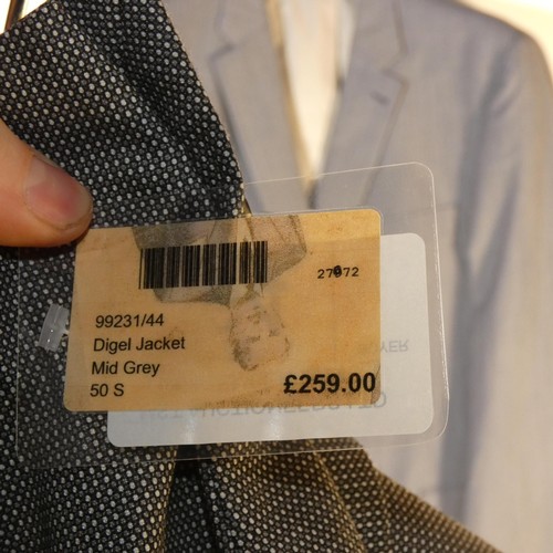 264 - A gentleman's grey jacket by Digel size 50s, retail price approx £259 - please see pictures for more... 