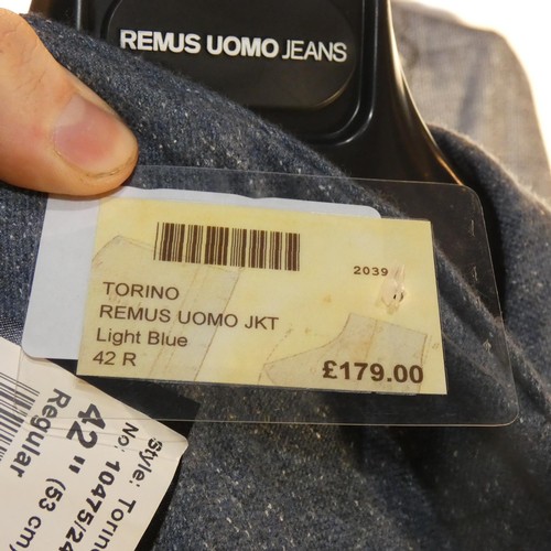 274 - A gentleman's blue jacket by Remus Uomo size 42R, retail price approx £179 - please see pictures for... 