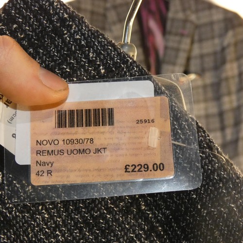 275 - A gentleman's blue jacket by Remus Uomo size 42R, retail price approx £229 - please see pictures for... 