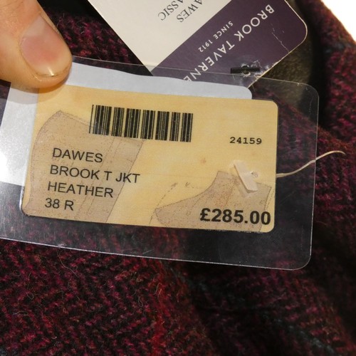 292 - A gentleman's wine jacket by Brook Taverner size 38R, retail price approx £285 - please see pictures... 