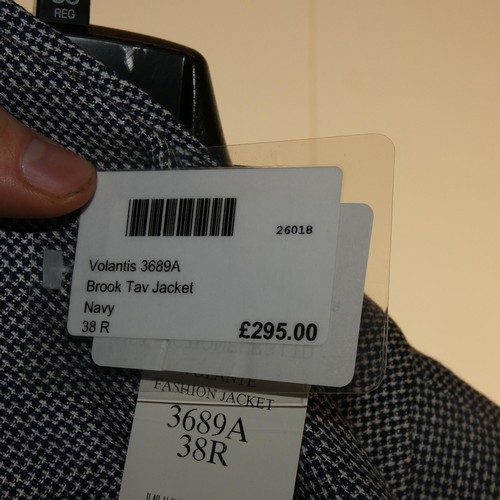 297 - A gentleman's blue jacket by Brook Taverner size 38R, retail price approx £295 - please see pictures... 