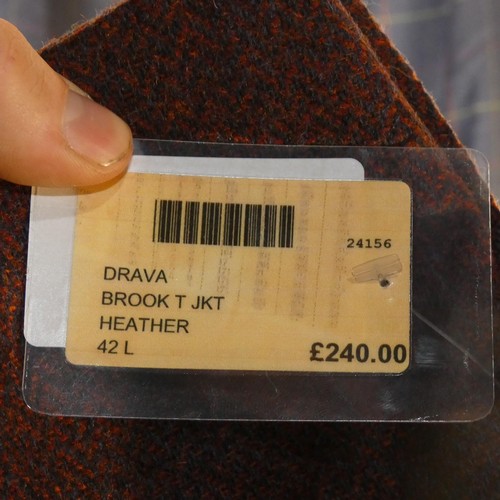 310 - A gentleman's wine jacket by Brook Taverner size 42L, retail price approx £240 - please see pictures... 