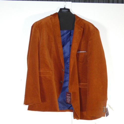 329 - A gentleman's rust jacket by Brook Taverner size 54R, retail price approx £169 - please see pictures... 