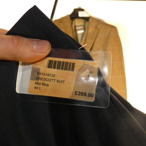 330 - A gentleman's blue jacket by Scott size 44L, retail price approx £209 - please see pictures for more... 