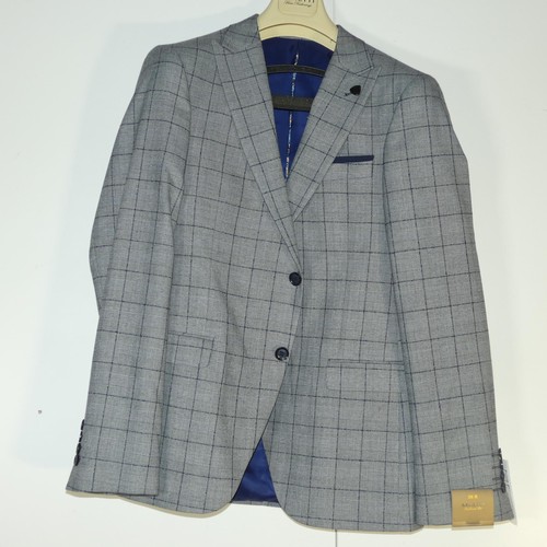 334 - A gentleman's grey check jacket by Benetti size 36R, retail price approx £189 - please see pictures ... 