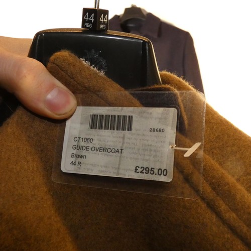 339 - A gentleman's brown camel overcoat by Guide London size 44R, retail price approx £295 - please see p... 