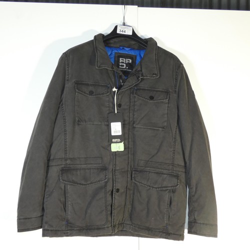 344 - A grey casual jacket by Red point Denim size 52 retail £199