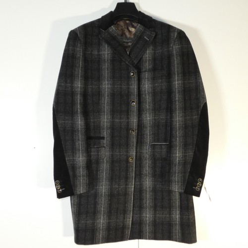 346 - A gentleman's grey overcoat by Gibson size 40R, retail price £239 - please see pictures for more det... 