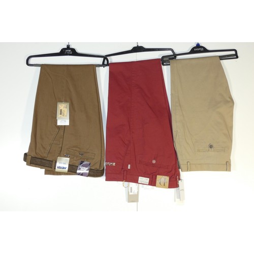 364 - 3 x pairs of gentleman's trousers size 38R - retail over £250 - please see pictures for more