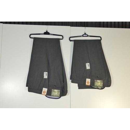 376 - 2 x pairs of gentleman's trousers size 44s - retail over £250 - please see pictures for more