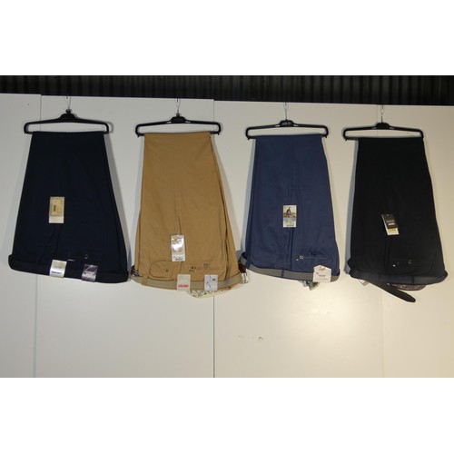 383 - 4 x pairs of gentleman's trousers size 48R - retail over £350 - please see pictures for more