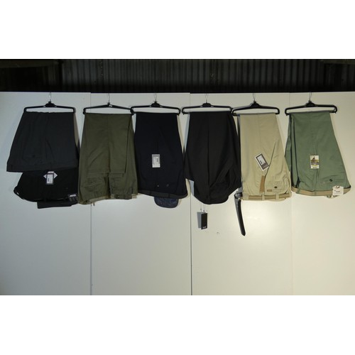 389 - 6 x pairs of various size gentleman's trousers - retail over £300 - please see pictures for more det... 