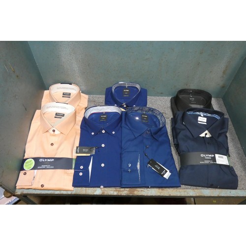 469 - 7 x gentleman's various colour shirts, sizes include 15, 16, 17, 18, 18.5 and 19