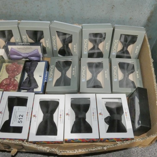 512 - 26 x various boxed bow ties by Sophos, St George etc, please see pictures for more details