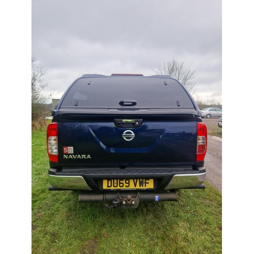 1 - Nissan Navara Tekna DCI fitted with a colour matched Truckman canopy
Registration number: DU69 VWF,
... 