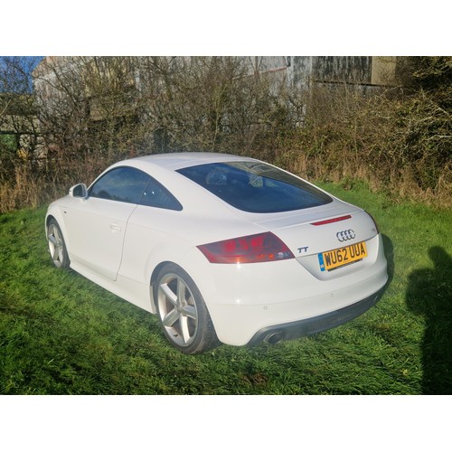 3 - Audi TT S Line TFSI,
Registration number: WU62 UUA,
V5: Present,
Odometer reading:  28,542 miles,
Da... 